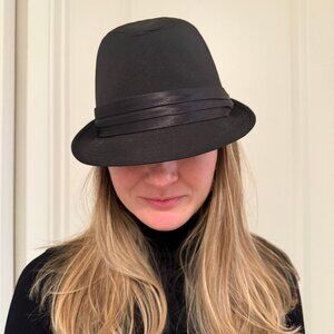 Fedora Hat Women Black